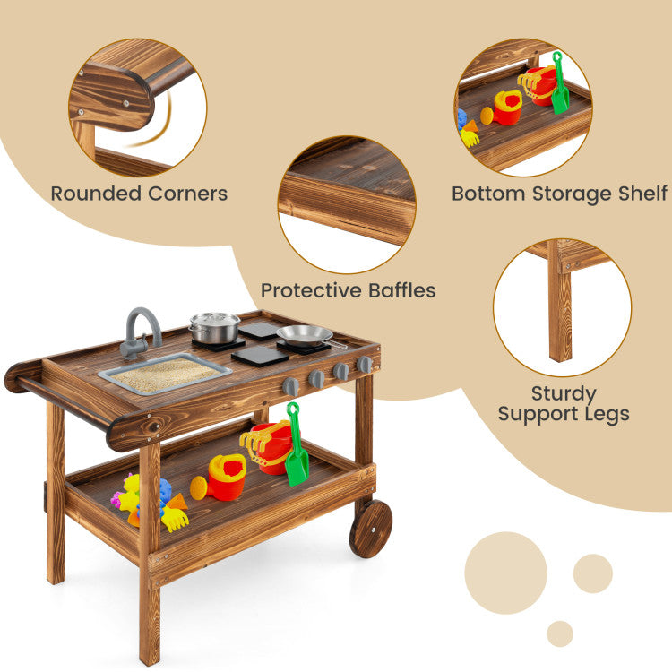 outdoor mud kitchen toy