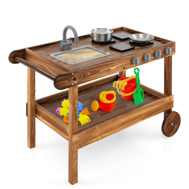 outdoor mud kitchen toy