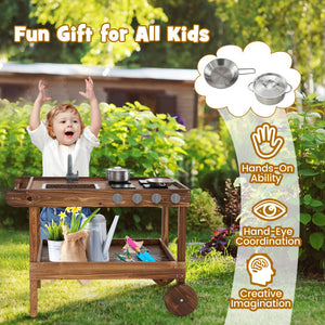 outdoor mud kitchen toy