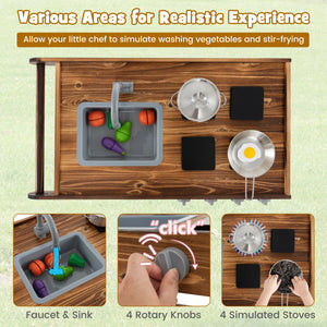 outdoor mud kitchen toy