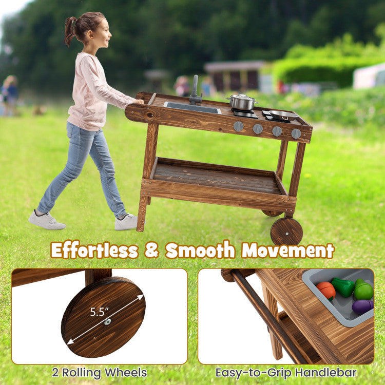 outdoor mud kitchen toy