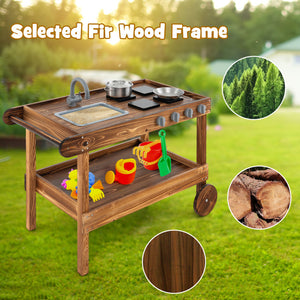 outdoor mud kitchen toy