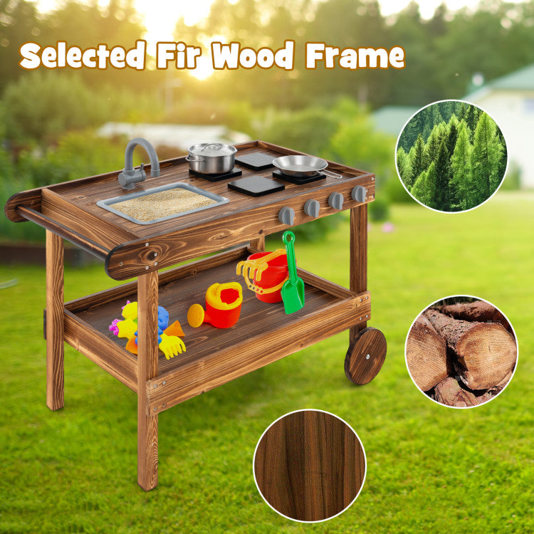 outdoor mud kitchen toy
