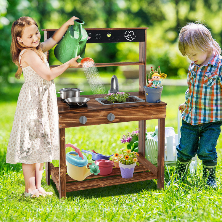 Outdoor Mud Kitchen for Kids