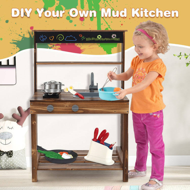 Outdoor Mud Kitchen for Kids