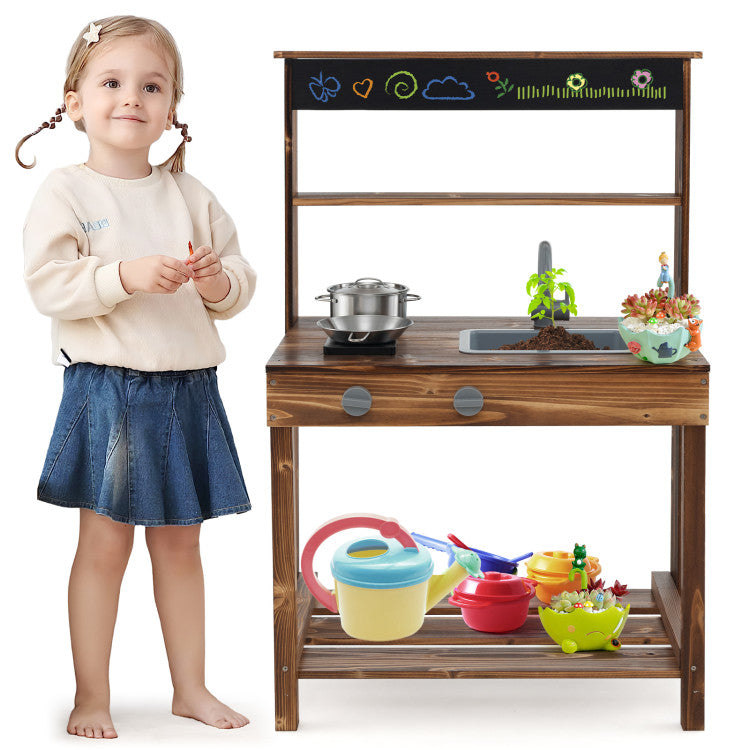 Outdoor Mud Kitchen for Kids
