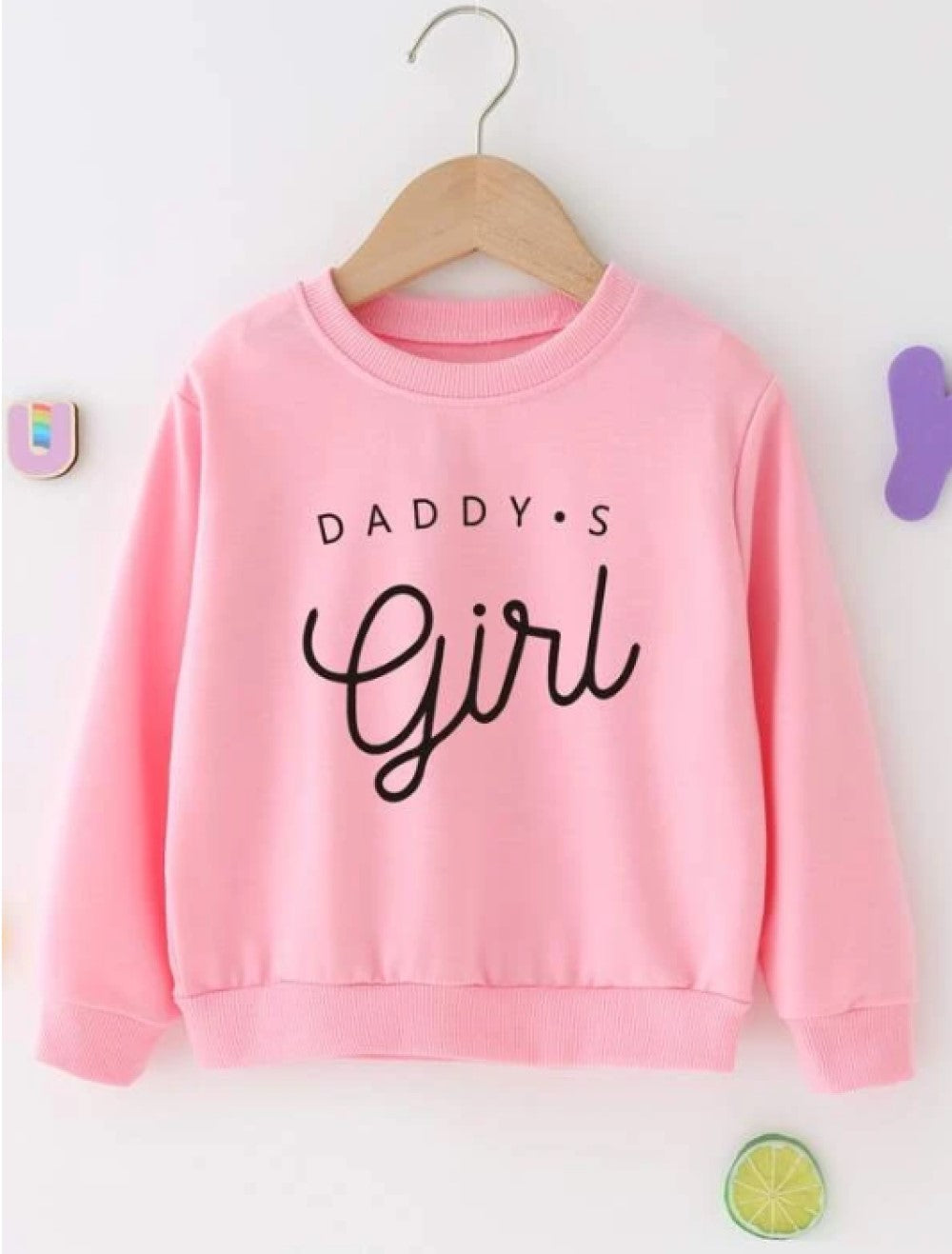 Kids SUNSHINE Toddler Girls Letter Graphic Pullover