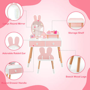 Pink Vanity Set for Kids