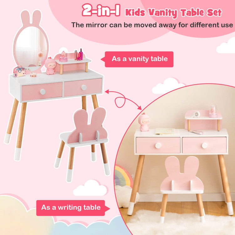 Pink Vanity Set for Kids