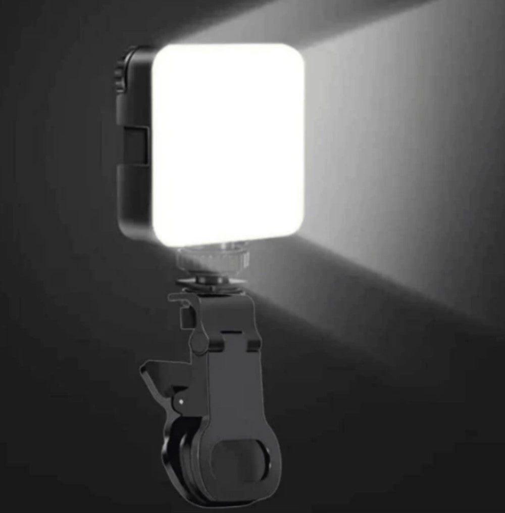 Pocket LED Selfie Light for IPhone Samsung IPad Mobile Phone Laptop Clip Ring Flash Fill Video Photo Ringlight Photography Lamp