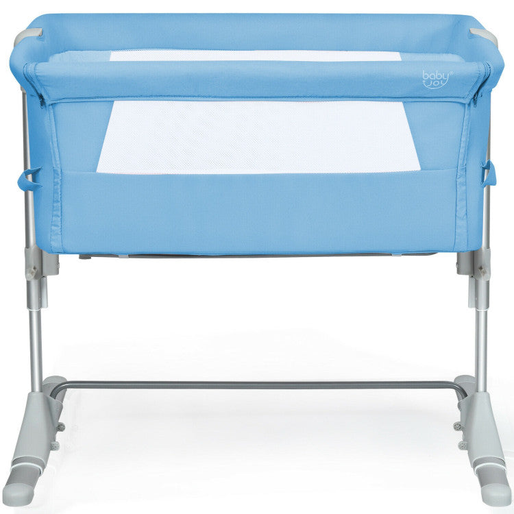 Portable Travel Baby Bassinet Crib with Carrying Bag - Side Sleeper Bed