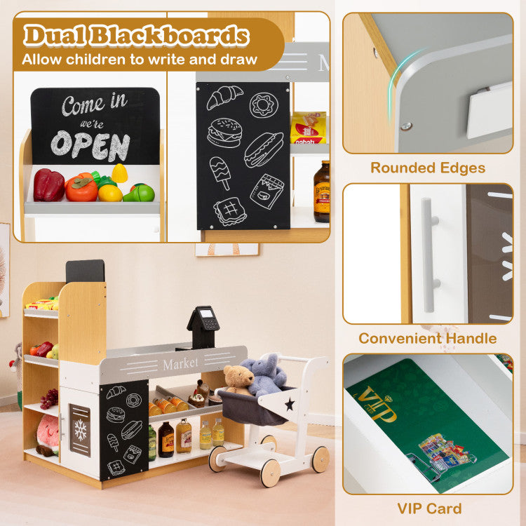 Pretend makeup kit and imaginative play accessories