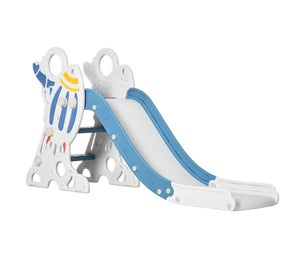 Qaba Kids Indoor Toddler Slide for Ages 1.5-3, Space Toy Playset for Boys & Girls