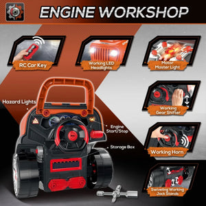 Kids Truck Engine Toy Set