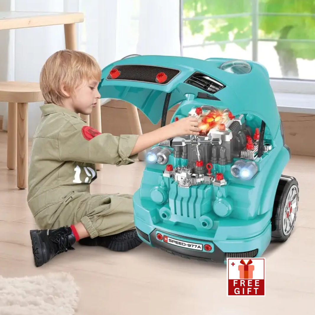 Ride-On Truck Engine Toy Set