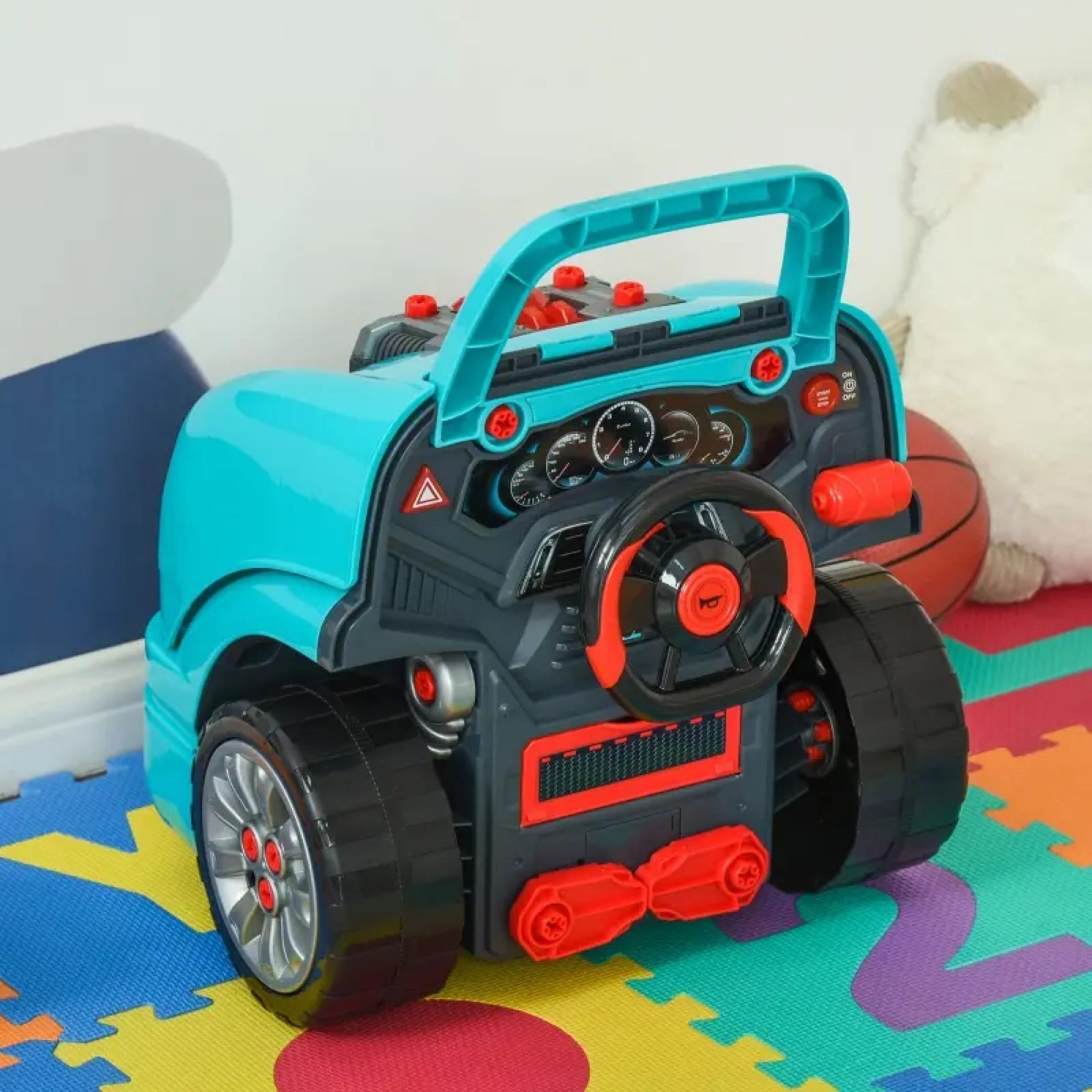 Ride-On Truck Engine Toy Set