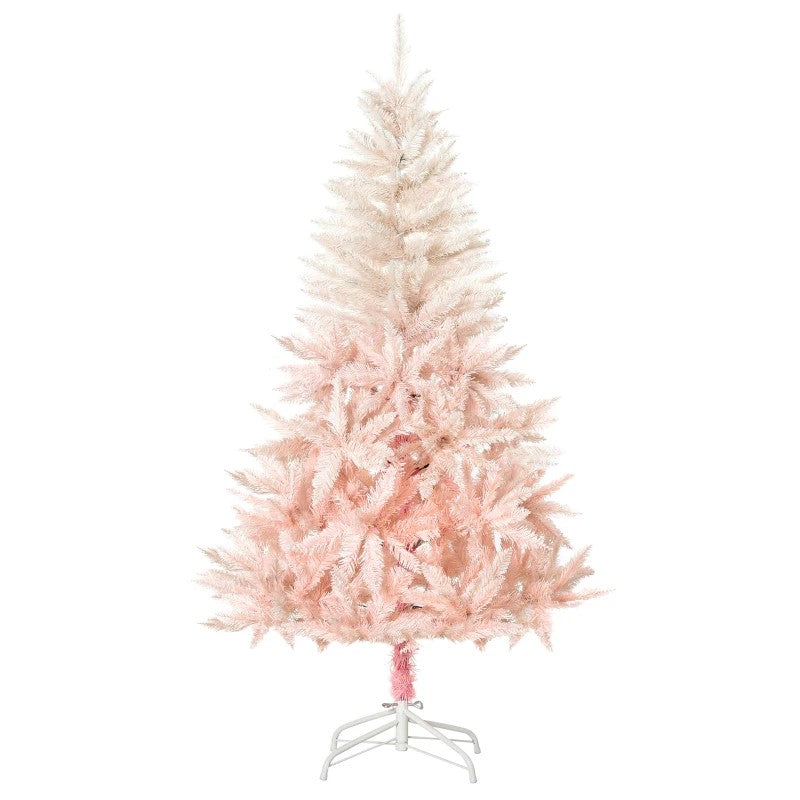 Realistic Spruce Artificial Christmas Tree, Unlit with Lifelike Branches & Tips