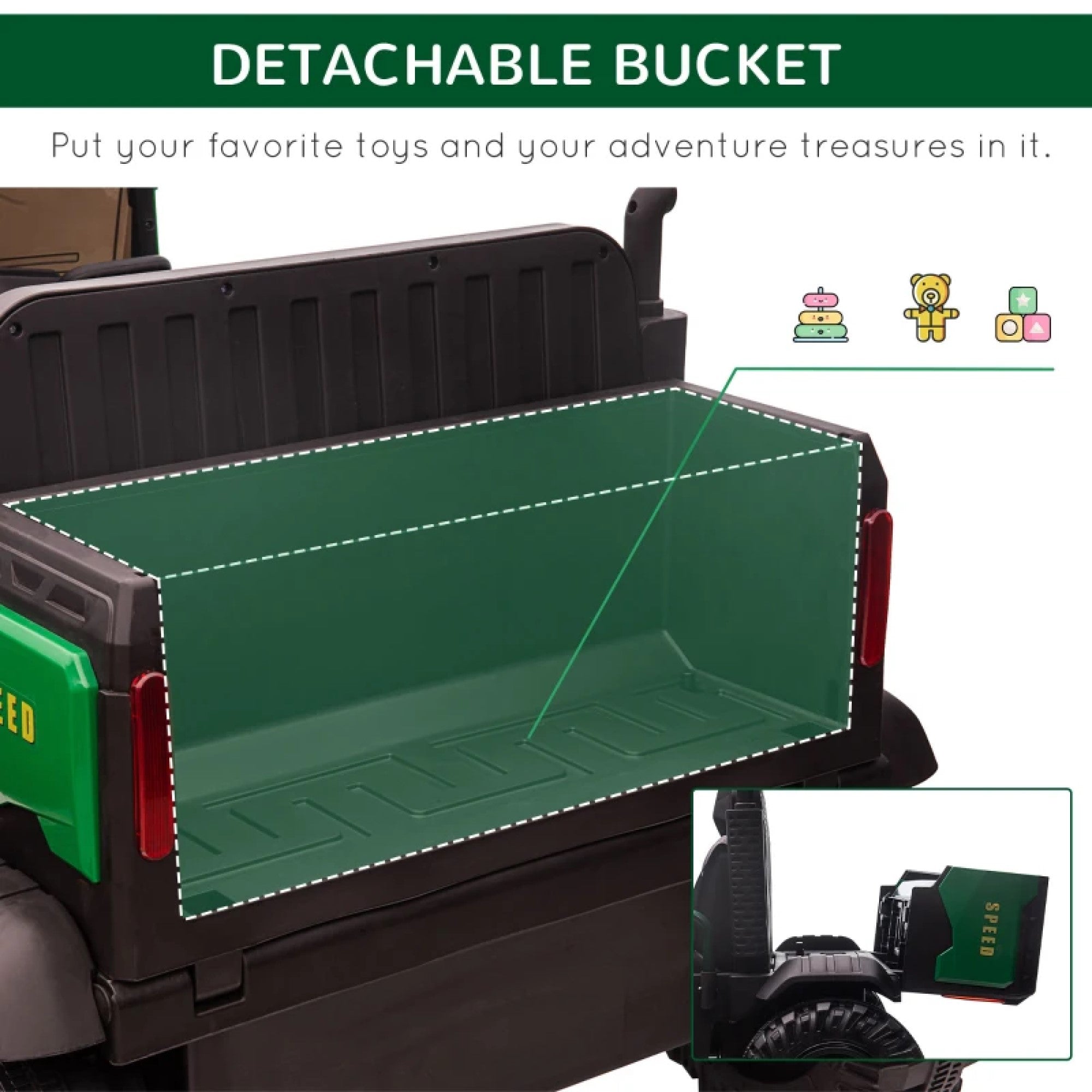Ride-on Tractor 2-Seater