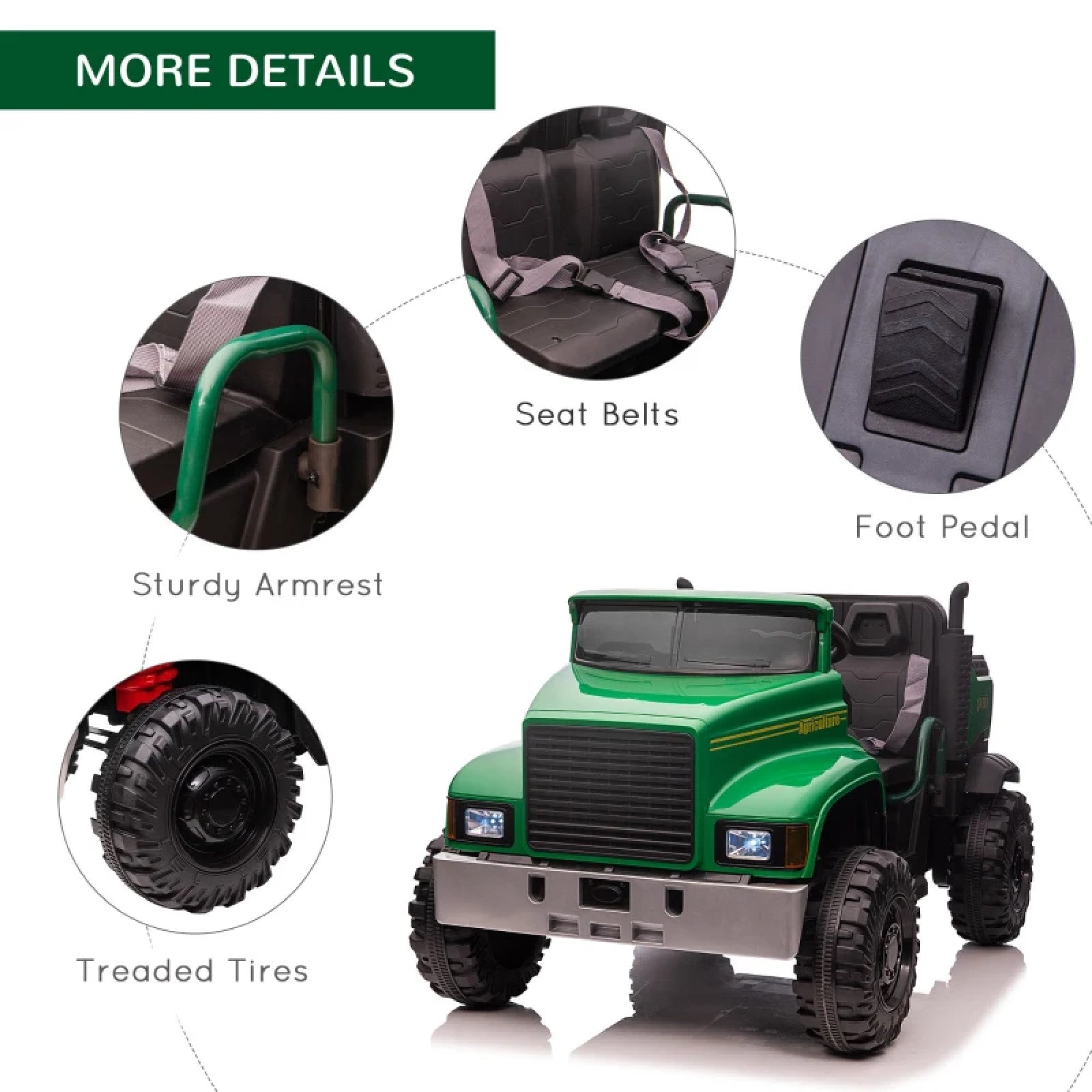 Ride-on Tractor 2-Seater