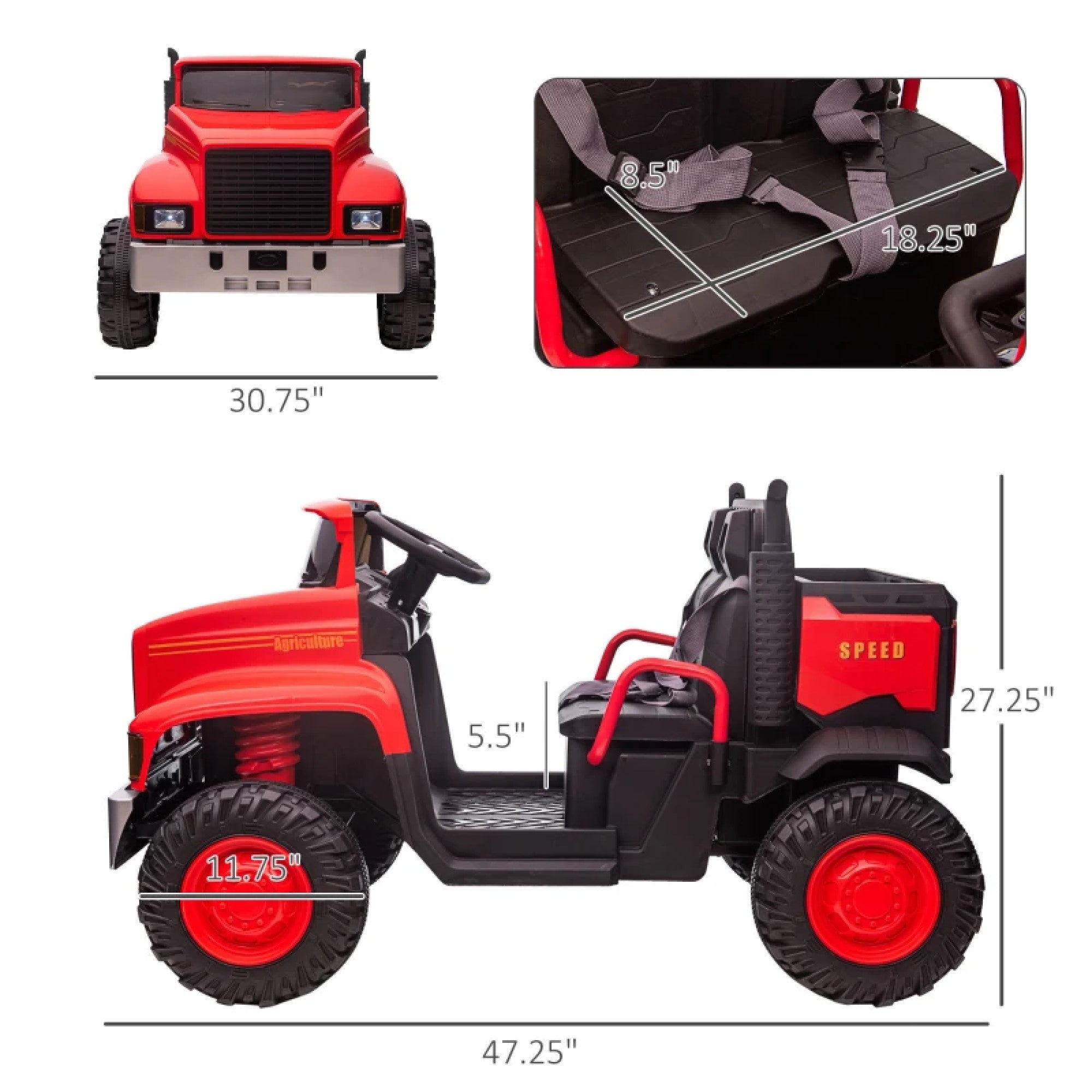 12V Truck Ride-on Toy