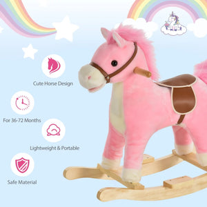 pink rocking horse 3 year old