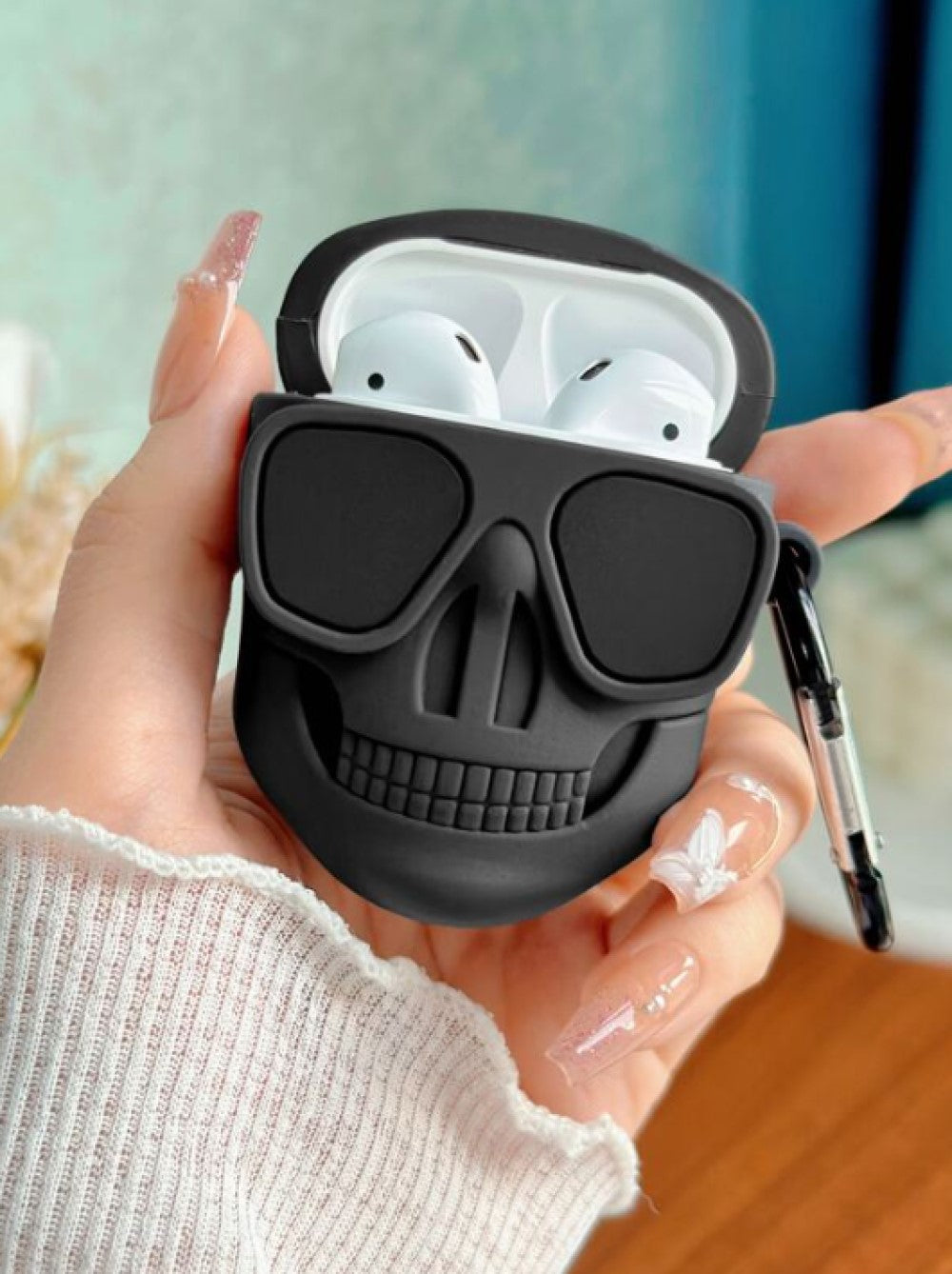 Skeleton Design Case Compatible With AirPods