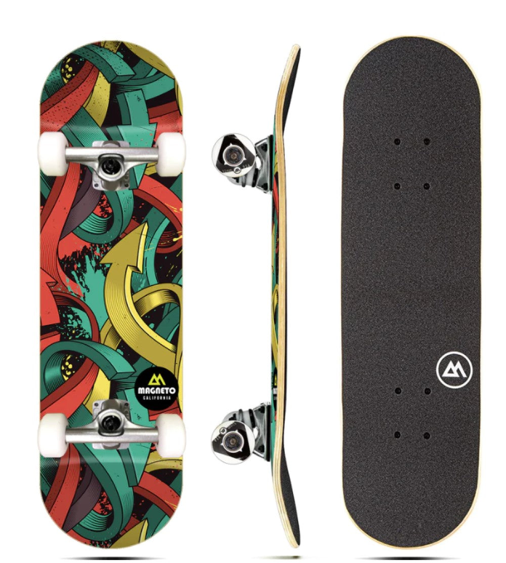 The Ultimate Skateboard for Kids Cruiser Skateboard - Perfect for Beginners and Advanced Skaters, Graffiti Design