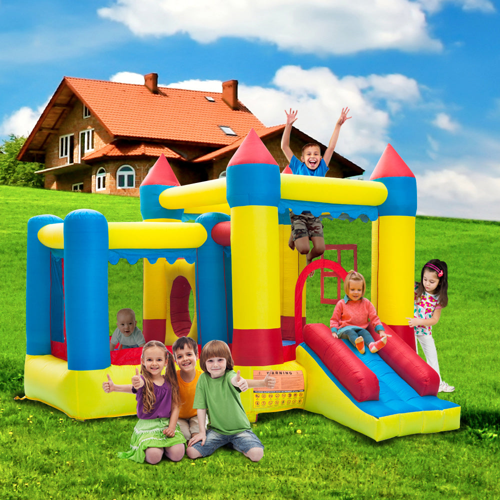 420D Thick Oxford Cloth Inflatable Bounce House Castle Ball Pit Jumper Kids Play Castle