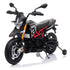 Tobbi 12V Electric Aprilia Licensed Motorcycle, Battery Powered Kids Ride On Toy Motorcycle with Auxiliary Wheels, Black