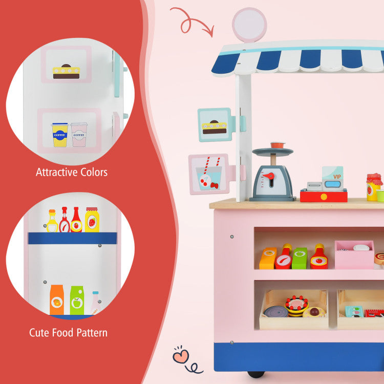  food cart toy set