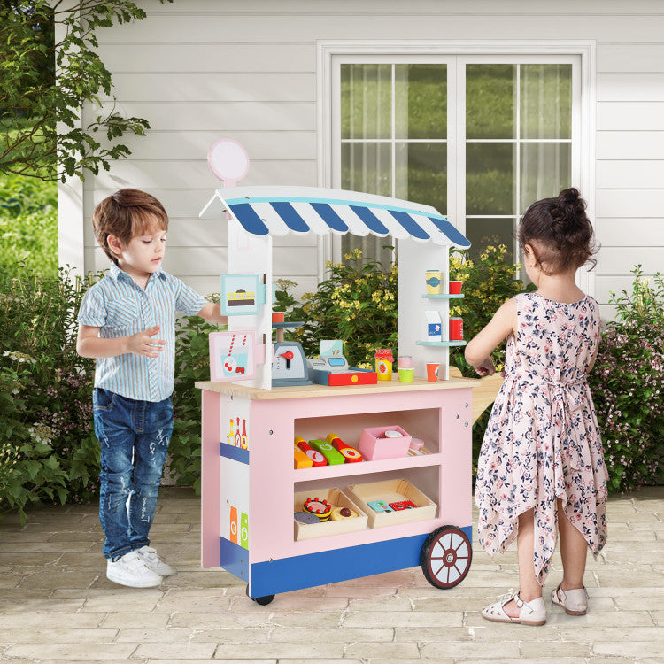  food cart toy set