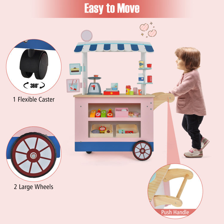  food cart toy set