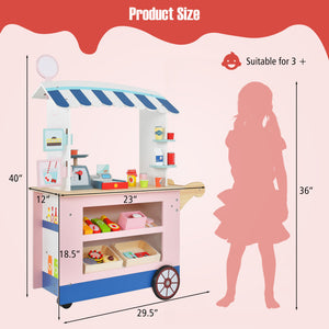  food cart toy set