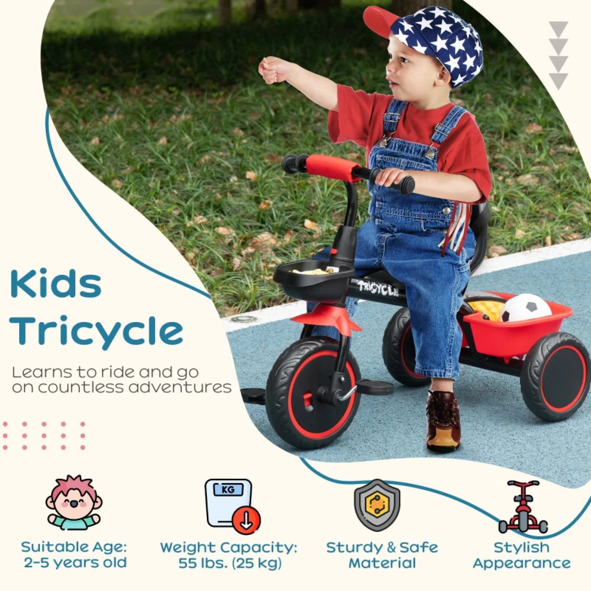 Kids Tricycle Ride-on Toy