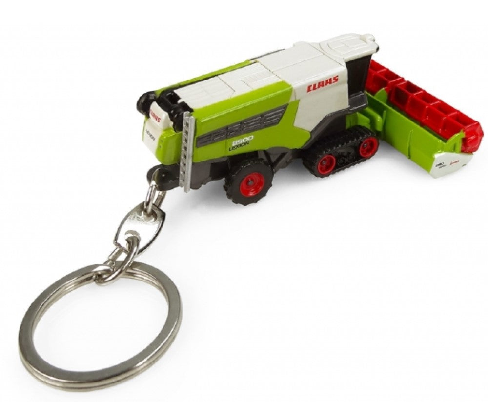 LEXION 8900 Terra Trac Combine Metal Keychain