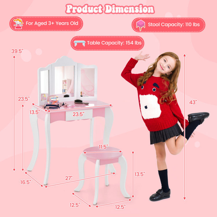 Princess Vanity Set for Kids