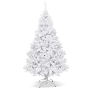 White Christmas Tree - Metal Stand Included - Festive Holiday Decor