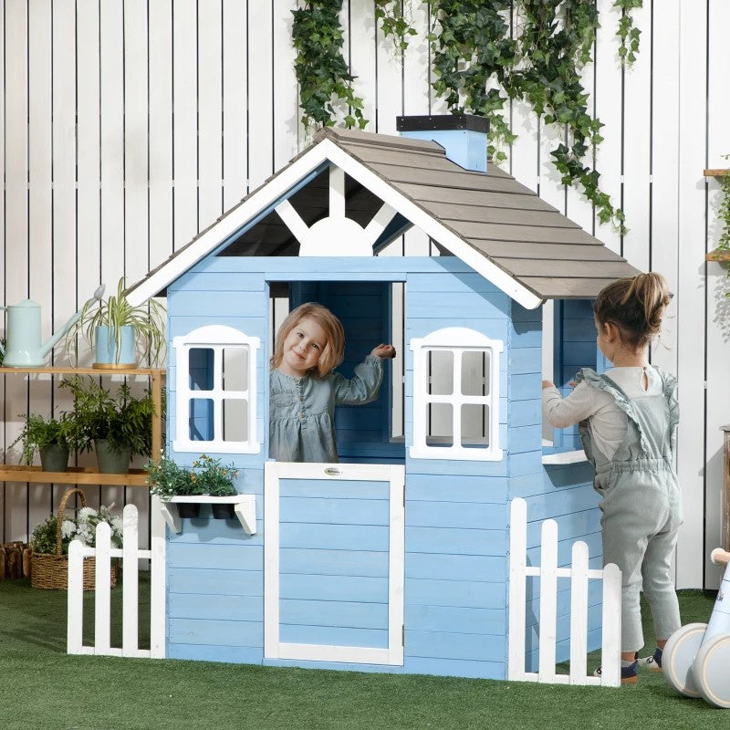 Kids Wooden Playhouse Toy