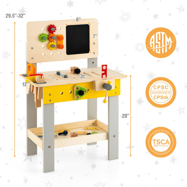 pretend play workbench for kids