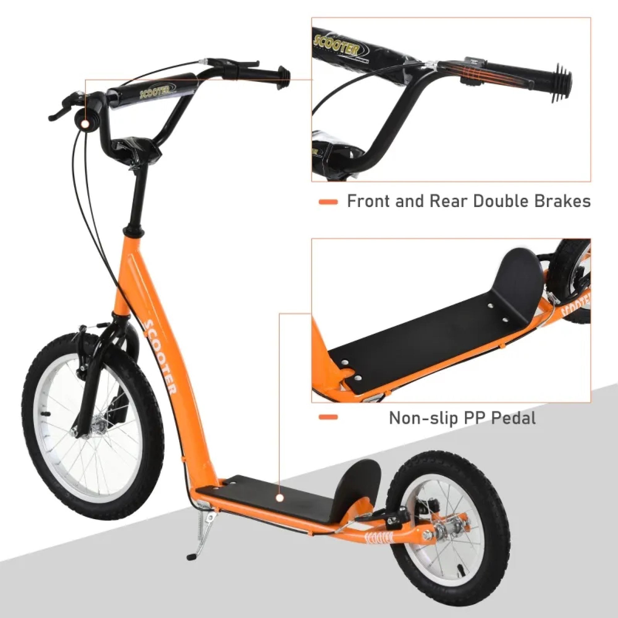 Ride-on kick scooter