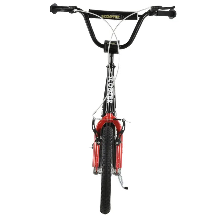 Youth Kick Scooter with Adjustable Handlebar, Dual Brakes & Inflatable Wheels