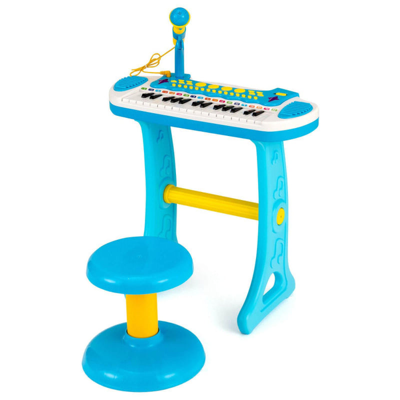 31-Key Kids Piano Keyboard Toy with Microphone and Multiple Sounds for Age 3+