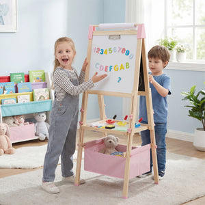 Height adjustable drawing board for kids ages 3 to 8