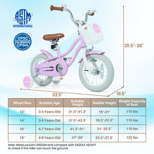 Height adjustable seat accommodates growing riders