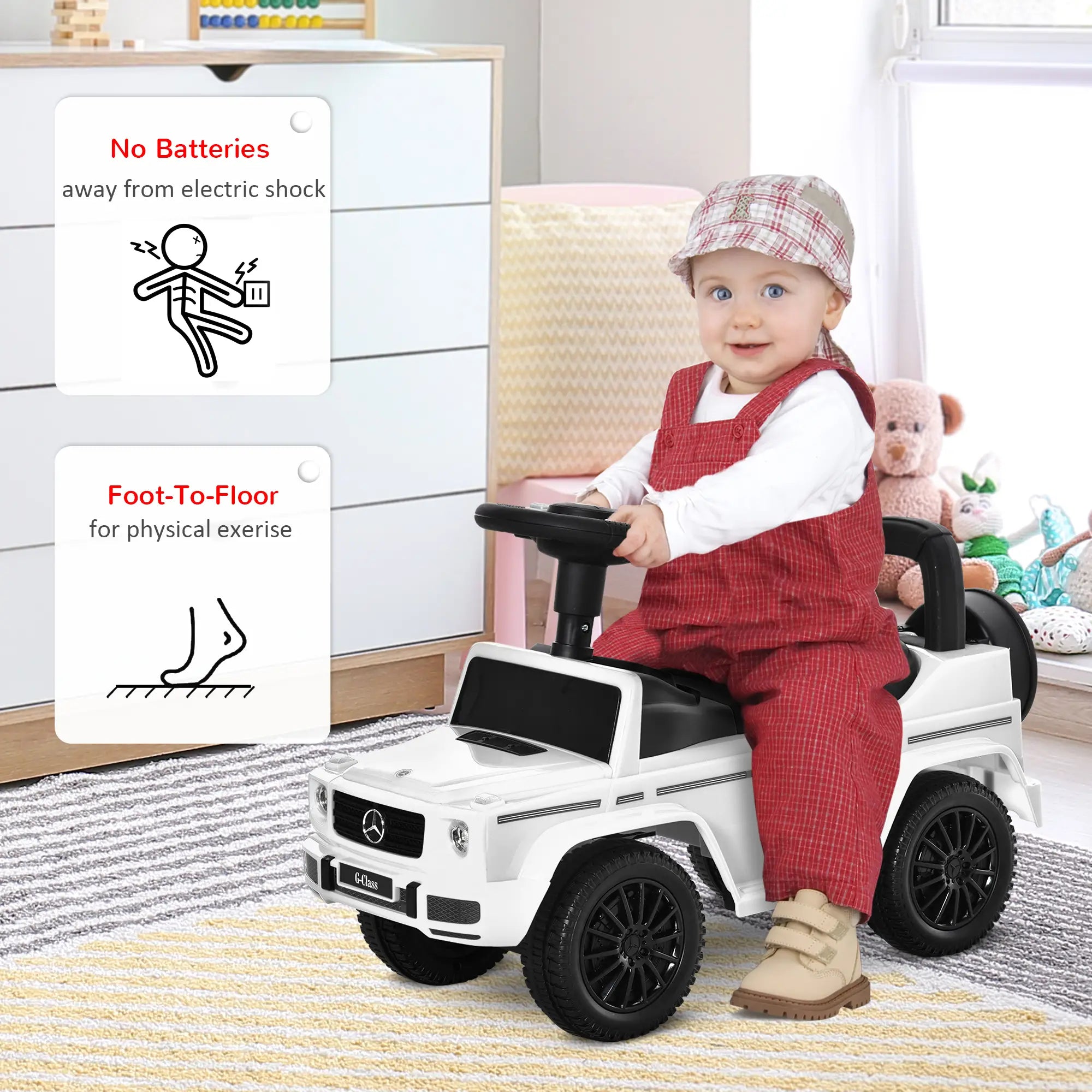 aosom-mercedes-toy-car-front-view