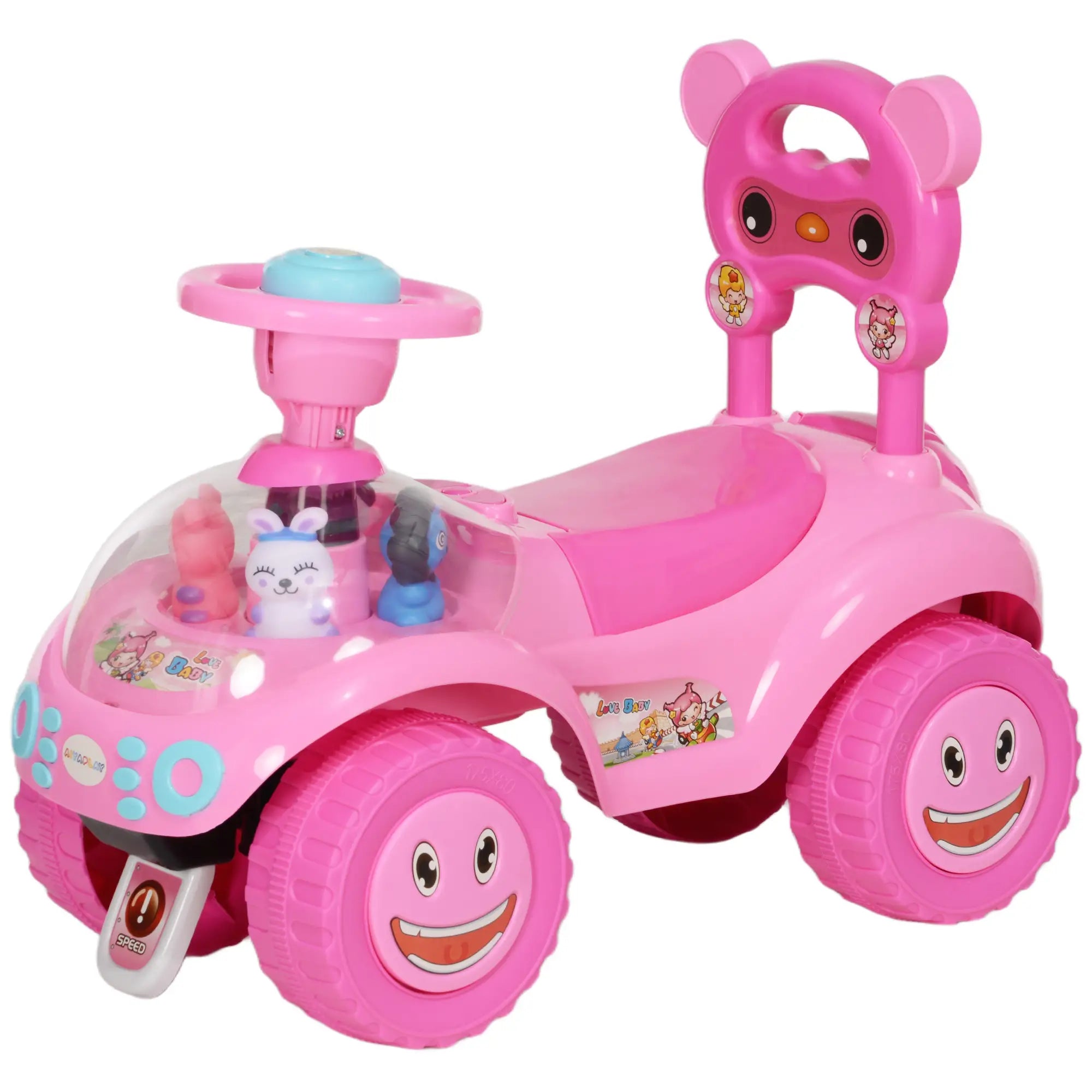 Foot-to-floor ride-on toy