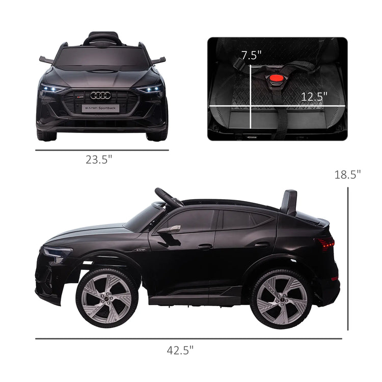 Audi ride-on sports car toy alternative to barbie with jeep style cars