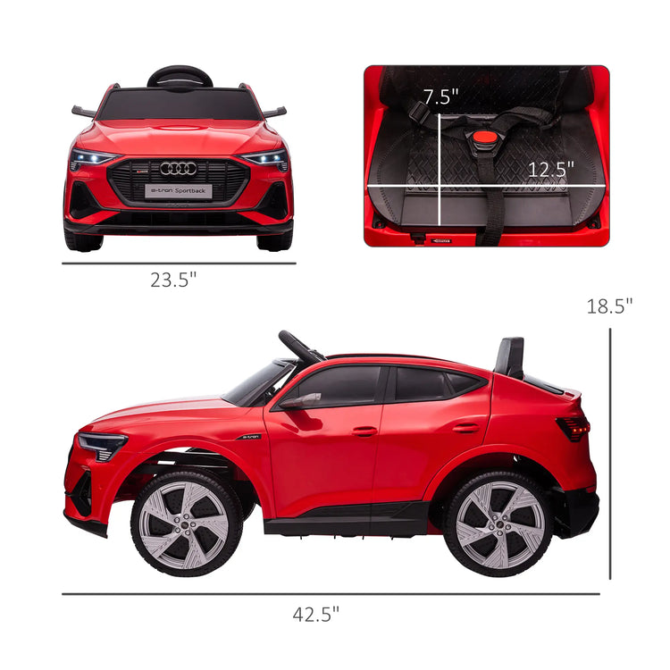 Audi ride-on sports car toy alternative to barbie with jeep style cars