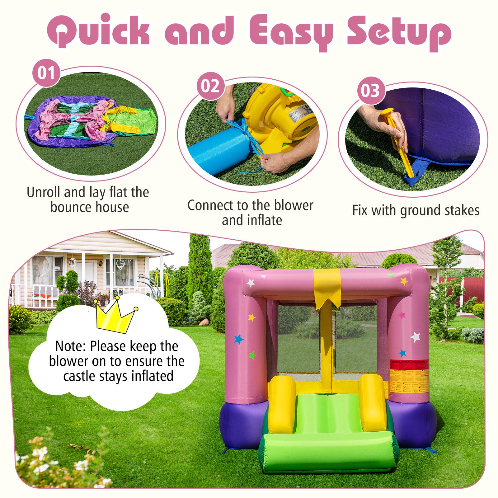 Built-in basketball hoop for interactive play5