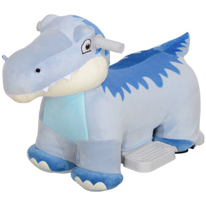 Battery-powered animal ride-on toy offering safe forward movement for toddlers